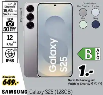 MEDIMAX SAMSUNG Galaxy S25 (128GB) Angebot