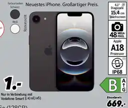 MEDIMAX Apple iPhone 16e (128GB) Angebot