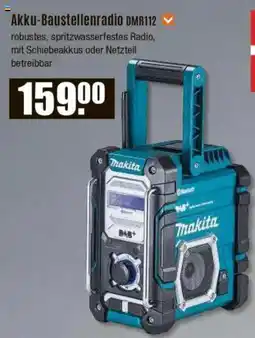 V Baumarkt Makita Akku-Baustellenradio DMR112 Angebot