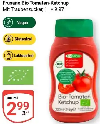 Globus Frusano Bio Tomaten-Ketchup Angebot