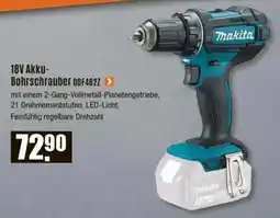 V Baumarkt Makita 18V Akku- Bohrschrauber DDF482Z Angebot