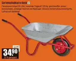 V Baumarkt Gartenschubkarre Basis Angebot