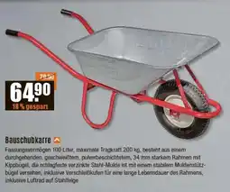 V Baumarkt Bauschubkarre Angebot