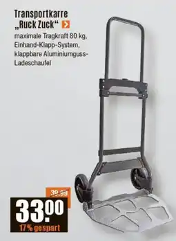 V Baumarkt Transportkarre „Ruck Zuck" Angebot