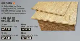 V Baumarkt OSB-Platten Angebot