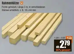 V Baumarkt Rahmenhölzer Angebot