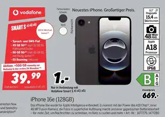 MEDIMAX Apple iphone 16e Angebot