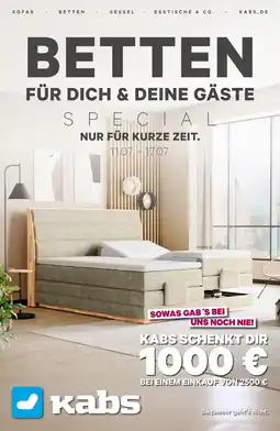 Kabs Polsterwelt Kabs betten Angebot