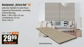 V Baumarkt Wandpaneel,,Nature Oak" > Angebot