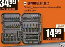 V Baumarkt QUANTOOL Bitsatz Angebot