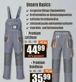 V Baumarkt 1 Premium Latzhose Angebot