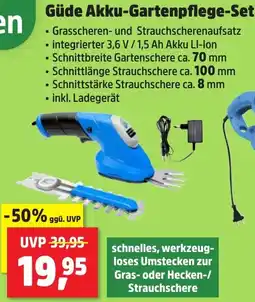 Thomas Philipps Güde Akku-Gartenpflege-Set Angebot