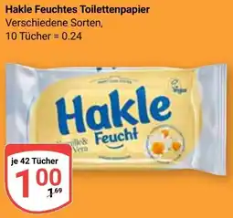 Globus Hakle Feuchtes Toilettenpapier Angebot