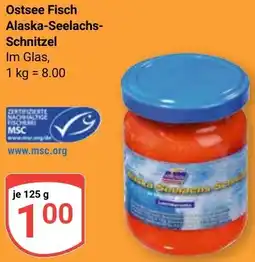 Globus Ostsee Fisch Alaska-Seelachs Schnitzel Angebot