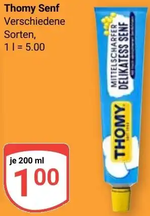 Globus Thomy Senf Angebot
