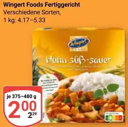 Globus Wingert Foods Fertiggericht Angebot