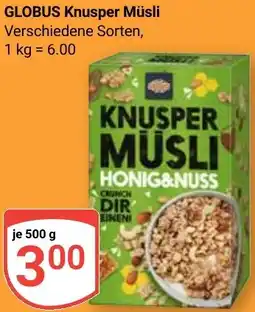 Globus GLOBUS Knusper Müsli Angebot