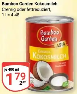 Globus Bamboo Garden Kokosmilch Angebot
