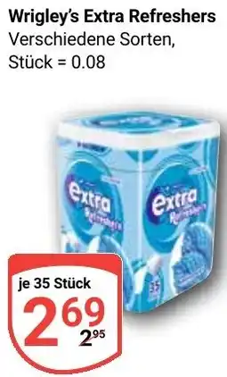 Globus Wrigley's Extra Refreshers Angebot