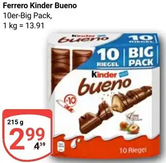 Globus Ferrero Kinder Bueno Angebot