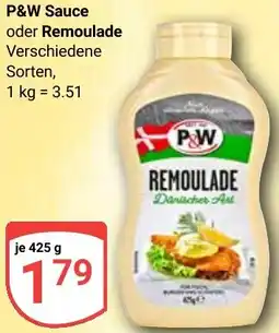 Globus P&W Sauce oder Remoulade Angebot