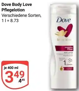 Globus Dove Body Love Pflegelotion Angebot