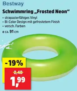 Thomas Philipps Bestway Schwimmring ,,Frosted Neon" Angebot