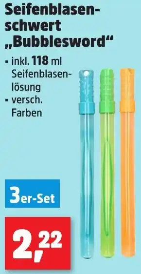 Thomas Philipps Seifenblasenschwert Bubblesword Angebot