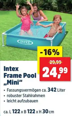 Thomas Philipps Intex Frame Pool ,,Mini" Angebot