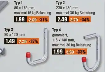 V Baumarkt Wandhaken Angebot