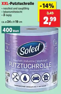 Thomas Philipps Soled XXL-Putztuchrolle Angebot