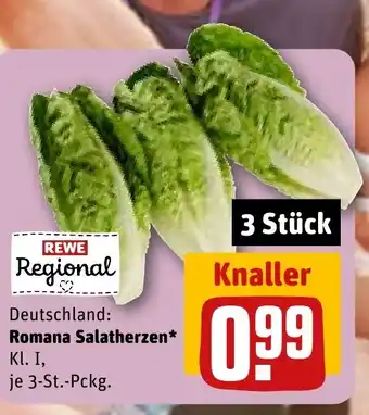 REWE Romana Salatherzen Angebot