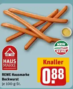 REWE REWE Hausmarke Bockwurst Angebot