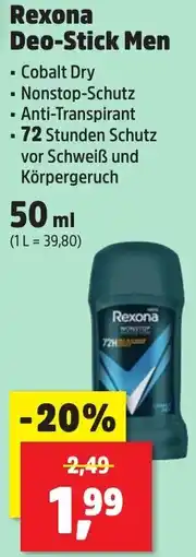 Thomas Philipps Rexona Deo-Stick Men Angebot