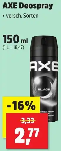 Thomas Philipps AXE Deospray Angebot