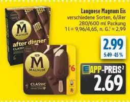 diska Langnese Magnum Eis Angebot