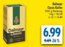 diska Dallmayr Classic Kaffee Angebot