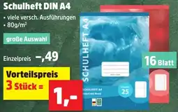 Thomas Philipps Schulheft DIN A4 Angebot