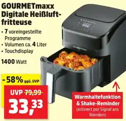 Thomas Philipps GOURMETmaxx Digitale Heißluftfritteuse Angebot