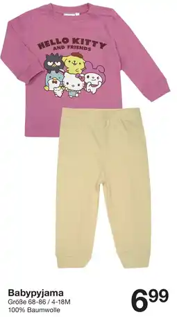 Zeeman Babypyjama Angebot