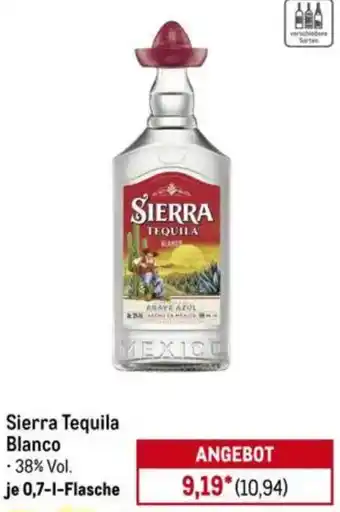 METRO Sierra Tequila Blanco Angebot