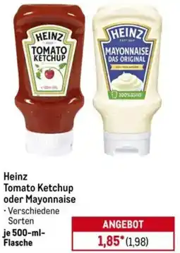 METRO Heinz Tomato Ketchup oder Mayonnaise Angebot