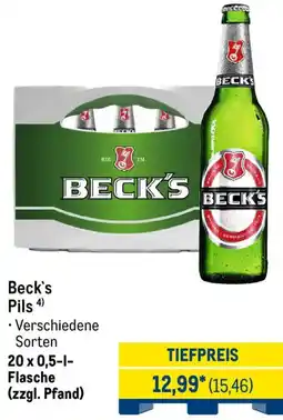 METRO Beck's Pils Angebot