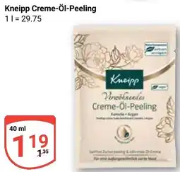 Globus Kneipp Creme-Öl-Peeling Angebot