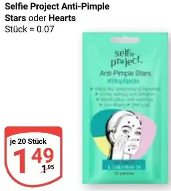 Globus Selfie Project Anti-Pimple Stars oder Hearts Angebot