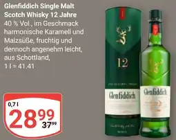 Globus Glenfiddich Single Malt Scotch Whisky 12 Jahre Angebot