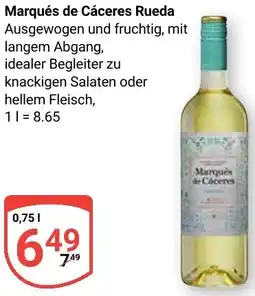 Globus Marqués de Cáceres Rueda Angebot