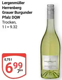 Globus Lergenmüller Herrenberg Grauer Burgunder Pfalz DQW Angebot