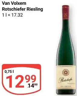 Globus Van Volxem Rotschiefer Riesling Angebot