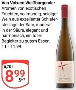 Globus Van Volxem Weißburgunder Angebot